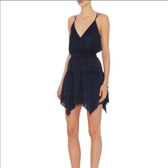 Navy Mini Dress by Designers Remix Charlotte Eskildsen Size S - Picture 1 of 6